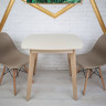 Кухонный комплект Ont- Джузеппе бежевый квадратный стол + 2 стула Classic (Осако)