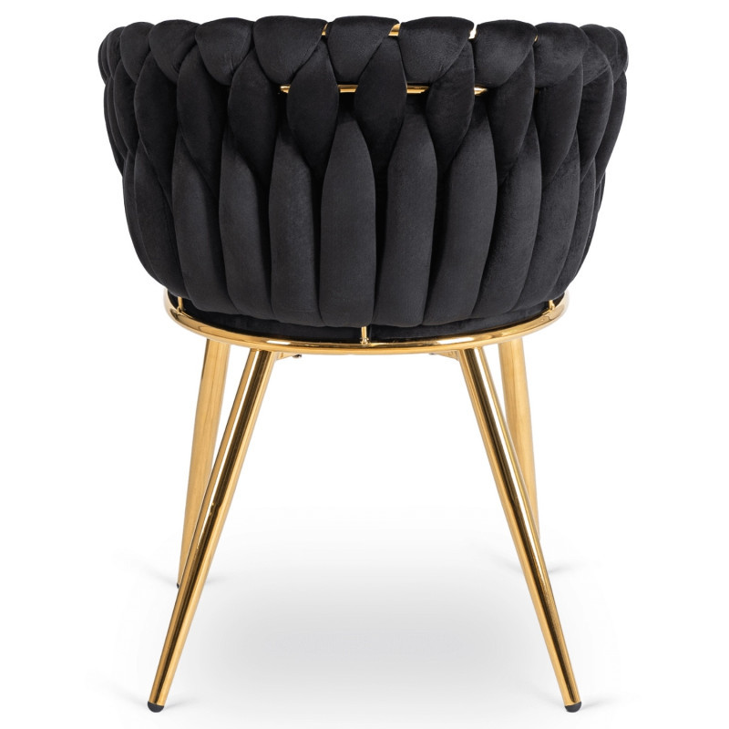 Кресло Ont- CAPI черный велюр