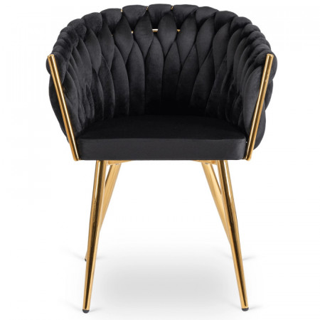 Кресло Ont- CAPI черный велюр