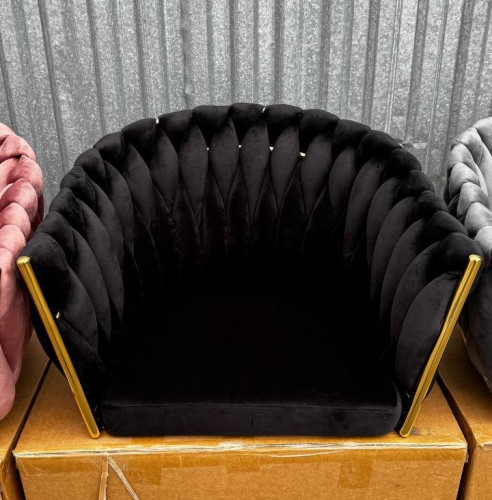 Кресло Ont- CAPI черный велюр