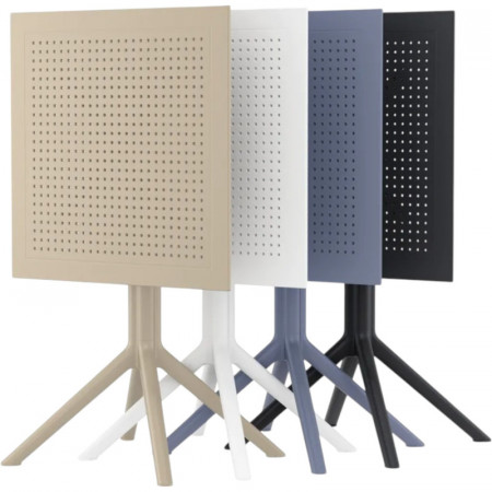 Стол уличный складной Siesta Sky Folding Table 60 (серый)