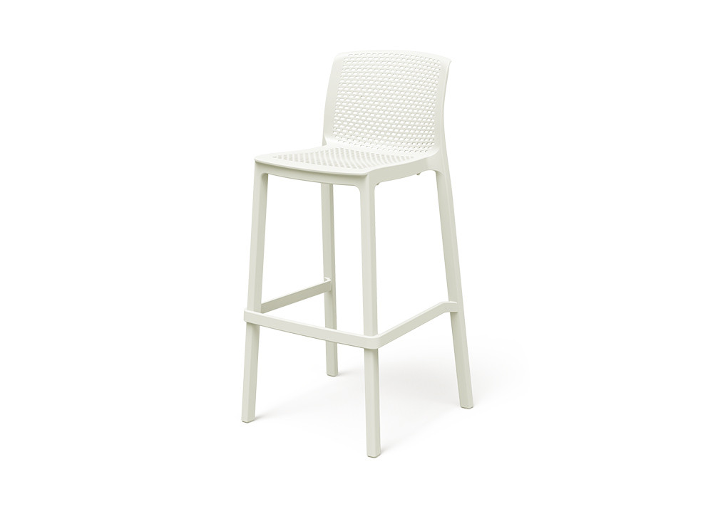 Стул барный уличный VLL- FERNE Nexo (коричневый, молочный)