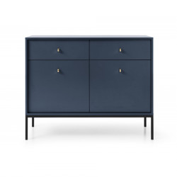 Комод PIASKI MONO DARK BLUE MKSZ104, ДСП, 104х83х39см