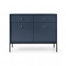 Комод PIASKI MONO DARK BLUE MKSZ104, ДСП, 104х83х39см