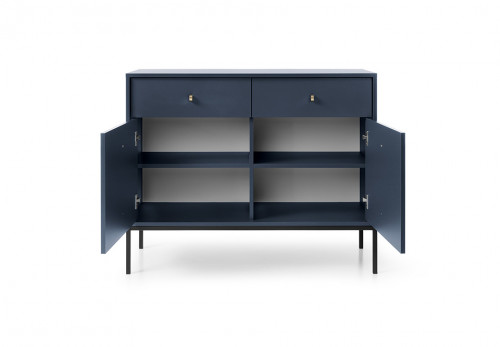 Комод PIASKI MONO DARK BLUE MKSZ104, ДСП, 104х83х39см