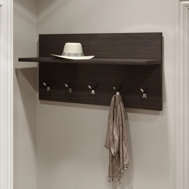 Вешалка в прихожую EVR-Соната-800 венге темный