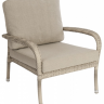 Кресло из техноротанга Alexander Rose TEA- OCEAN  PEARL LOUNGE CHAIR (W/CUSHION)