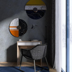 Стол для ноутбука EVR- Сити-750 дуб Сонома +  белый