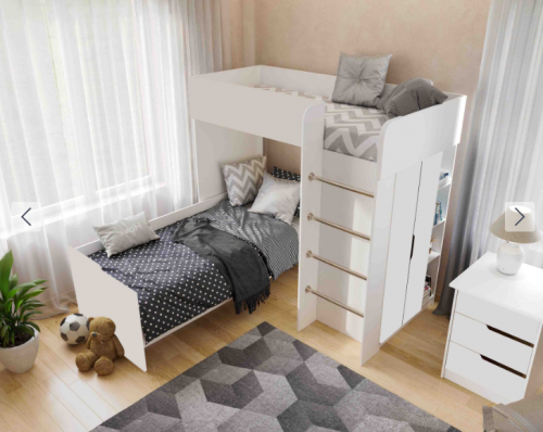 Кровать односпальная VRN- "Bedroom" БР№3 сп.м 90Х190 