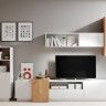 Стенка Perfect Home 3Д / 3D C Белый/дуб золотой крафт