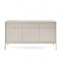 Комод Perfect Home Nova 3-дверный с 3 ящиками и золотыми ножками KSZ154 Кашемир