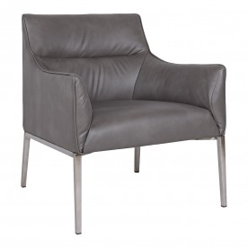 Лаунж - кресло NL- MERIDA (Мерида) серый
