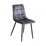 Фото №1 - IDEA обеденный стул BERGEN серый бархат