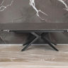 Стол обеденный модерн super premium ceramic  Evro- LISBON Matt Ceramic Bulgaria DARK GREY T7548-1824