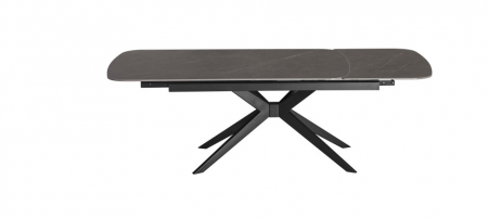 Стол обеденный модерн super premium ceramic  Evro- LISBON Matt Ceramic Bulgaria DARK GREY T7548-1824