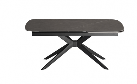 Стол обеденный модерн super premium ceramic  Evro- LISBON Matt Ceramic Bulgaria DARK GREY T7548-1824