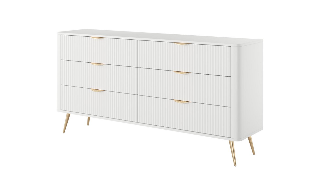 Комод Perfect Home Ланте / Lante  6S/163 Белый