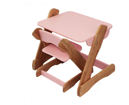 Комплект стол + стульчик MBL- p101+c101 (розовый) 