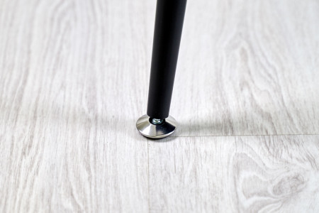 Стол круглый кухонный (дерево, МДФ, HPL) Ont- Лоренцо Белый