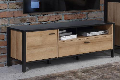 Комплект в гостиную Forte HIGH ROCK (дуб ривьера/черный)