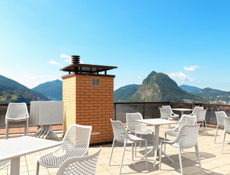 Стол уличный складной Siesta Sky Folding Table 60 (белый)