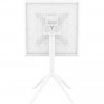 Стол уличный складной Siesta Sky Folding Table 60 (белый)