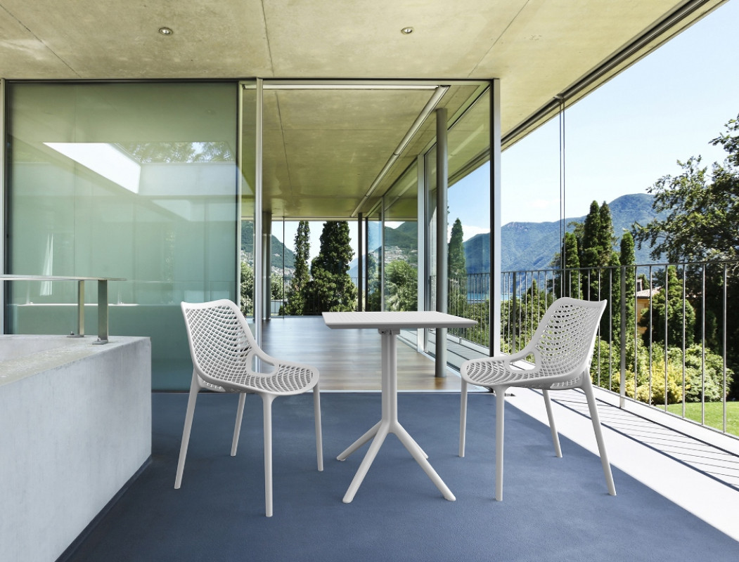 Стол уличный складной Siesta Sky Folding Table 60 (белый)