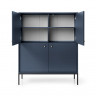 Комод PIASKI MONO DARK BLUE MK104, ДСП, 104х125х39см