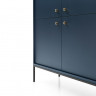 Комод PIASKI MONO DARK BLUE MK104, ДСП, 104х125х39см