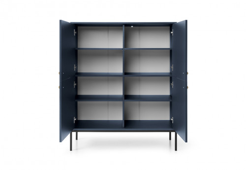 Комод PIASKI MONO DARK BLUE MK104, ДСП, 104х125х39см