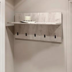 Вешалка в прихожую EVR- Соната-800 крафт белый