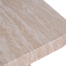 Стол кофейный CRV- Juan, Travertine top and base 80 см