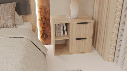 Комплект спальни ViA- Сити СП-2 (кровать, шкаф, комод, тумбы 2 шт)