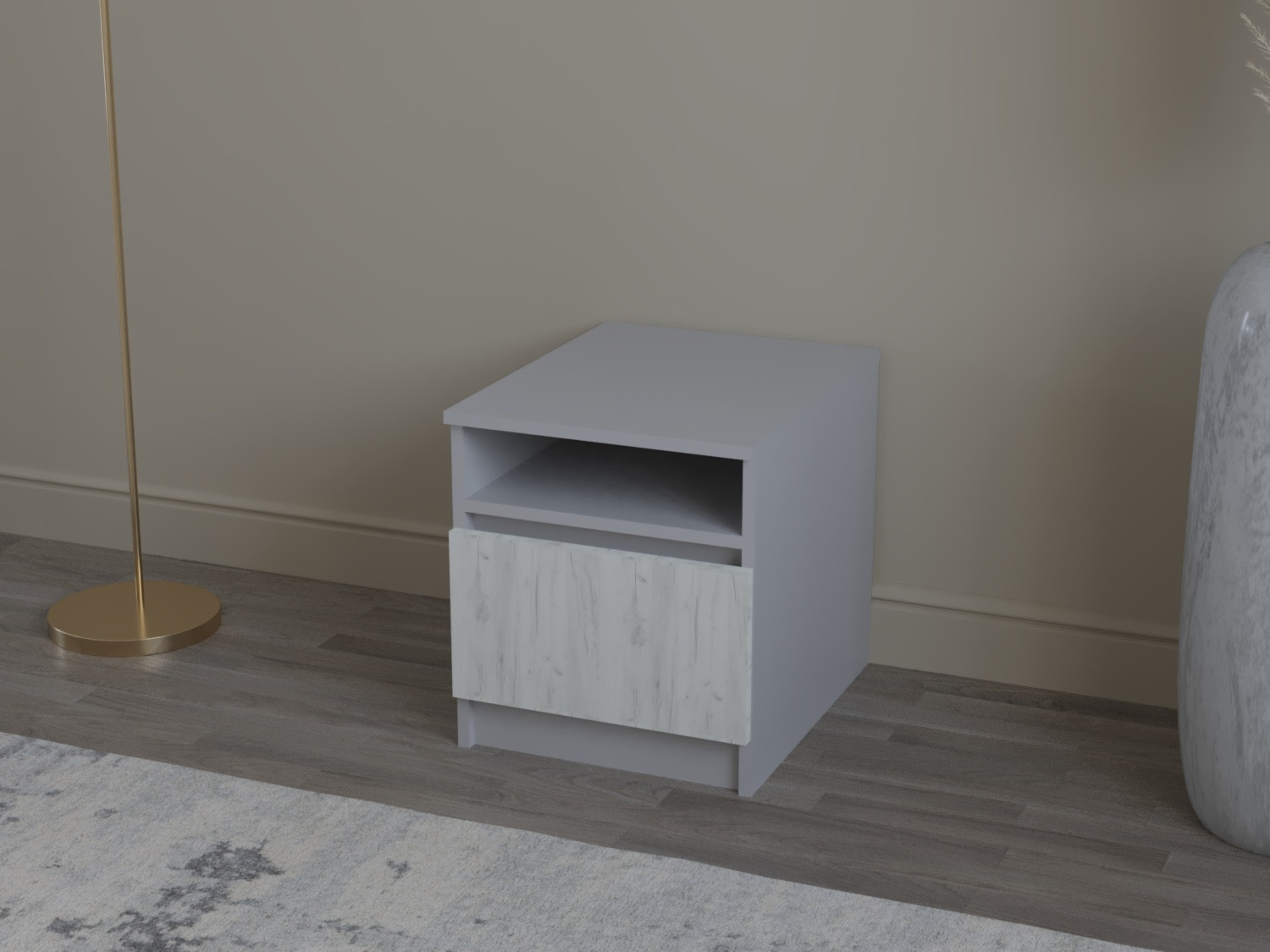 Тумба прикроватная ViA- Таун ТТ-4