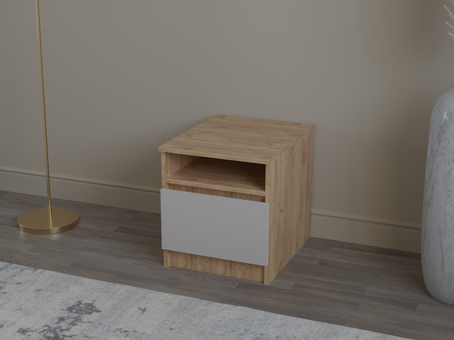 Тумба прикроватная ViA- Таун ТТ-4