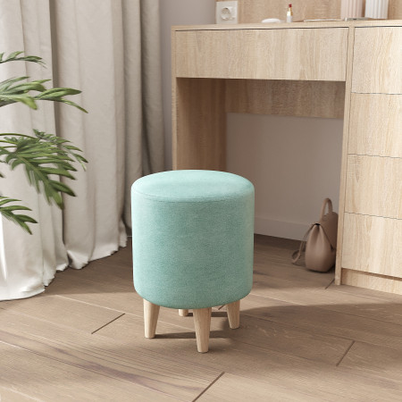 Пуф на ножках 42х35 KOD- Пуф-Хюгге (ткань велюр)