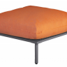 Пуф из металла Alexander Rose TEA- BEACH LOUNGE FOOTSTOOL (W/CUSHION)