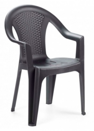 Кресло пластиковое MFF- ISCHIA Антрацит