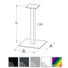 Опора для стола STL- Milano (основание 40х40 см, высота 57 см и 72 см)