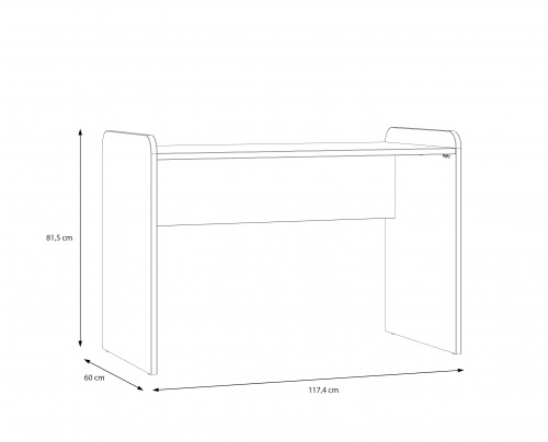 Стол письменный Forte HOA HOAK211 (дуб маувелла)