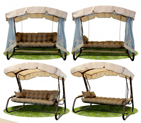 Качель садовая GG- Алания Air (арт 073) бежевый