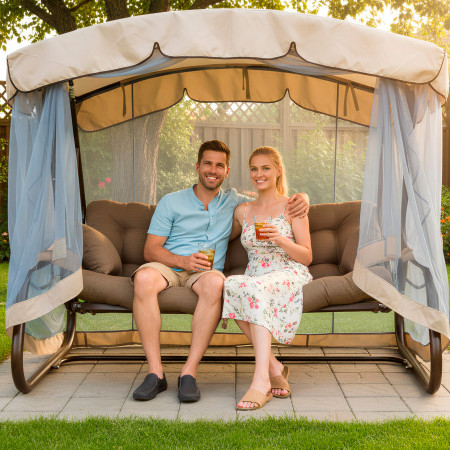 Качель садовая GG- Алания Air (арт 073) бежевый