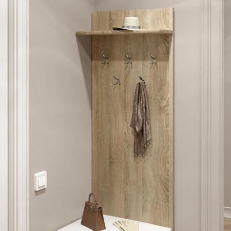 Вешалка в прихожую EVR- Соната-600 дуб Сонома