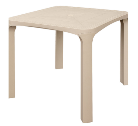 Стол из полипропилена GRANDSOLEIL CA- SQUARE TABLE OLE' RATTAN