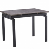 Стол обеденный BIO- Орион (черный/ керамика Армани грей) 