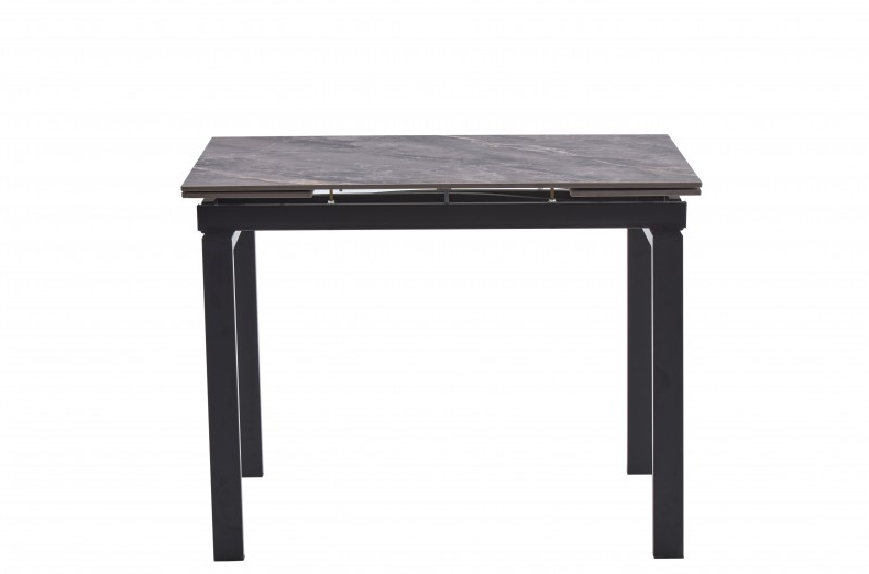 Стол обеденный BIO- Орион (черный/ керамика Армани грей) 