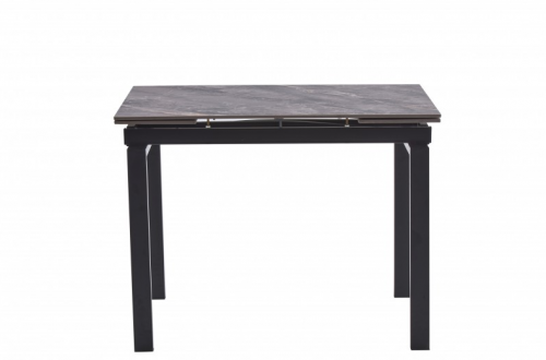 Стол обеденный BIO- Орион (черный/ керамика Армани грей) 