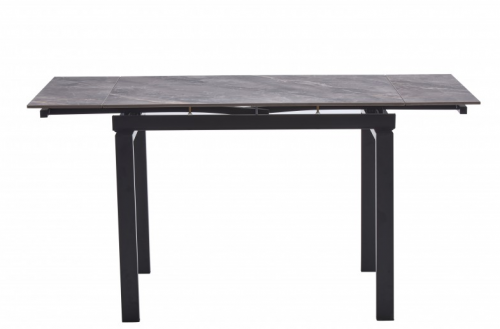 Стол обеденный BIO- Орион (черный/ керамика Армани грей) 