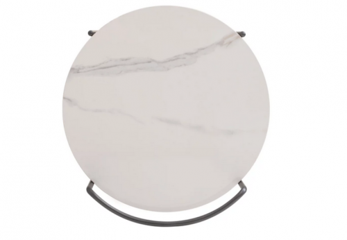 Столик сервировочный CRV- Fred, Lilac ice top black base(белый)