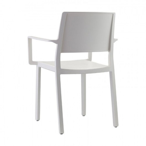 Кресло обеденное уличное VLL- SCAB Kate 2340 (тортора, светло-серый)